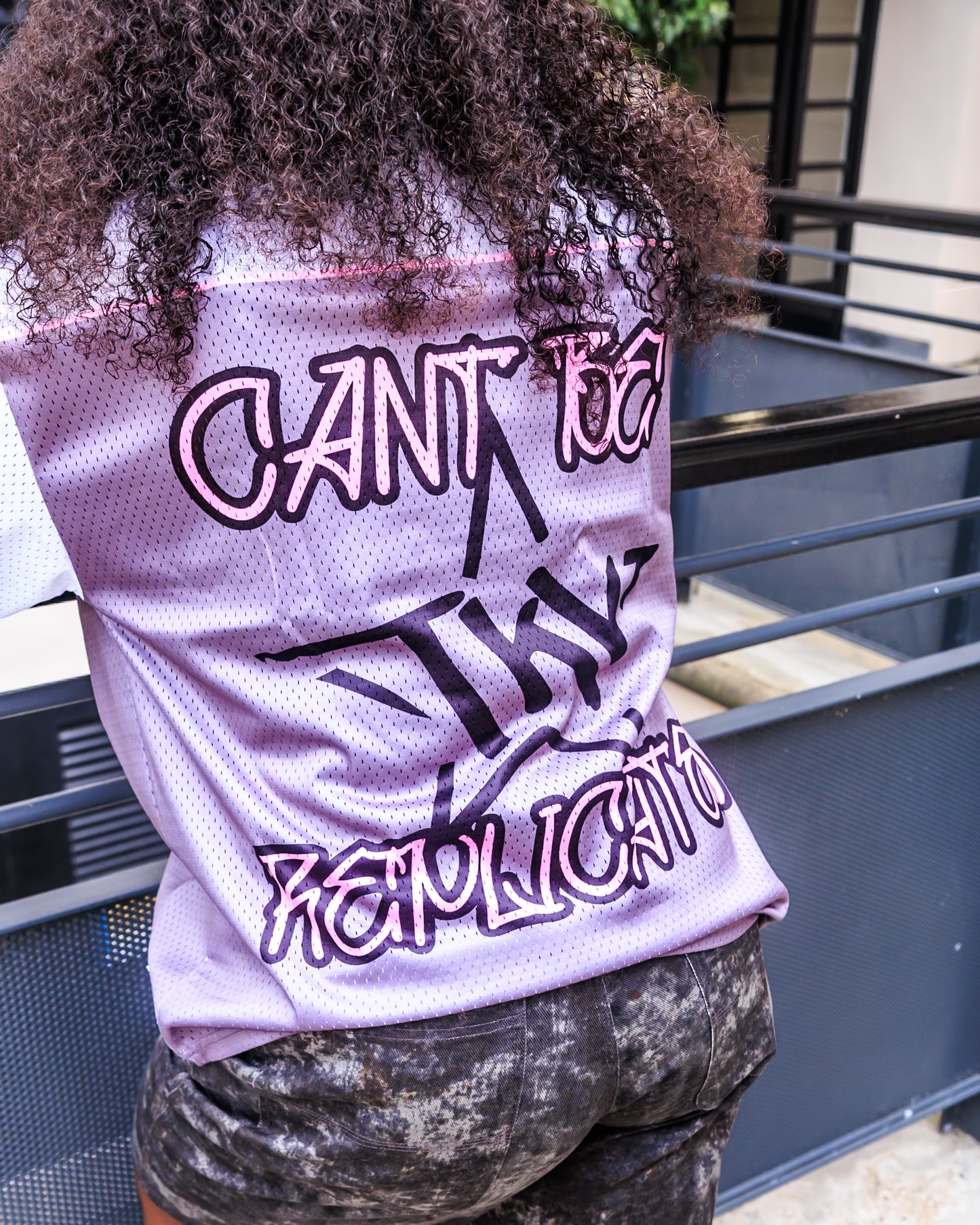 CAN’T BE REPLICATED JERSEY - PINK/GREY